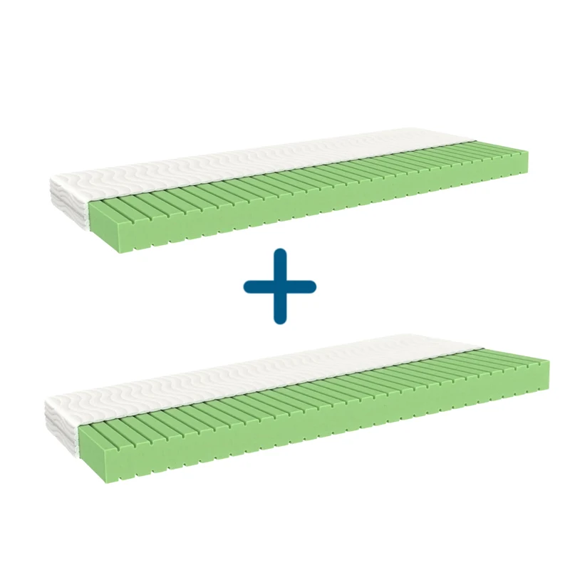 Lot de 2 : Matelas enfant orthopédique 5 zones ADAPTIC