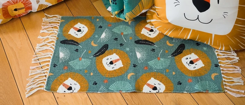 Tapis de Sol Enfant GROU - Coton Recyclé - Confort & Décoration
