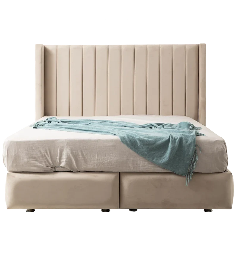 Lit Coffre Tokyo Beige - Design Chic et Branché