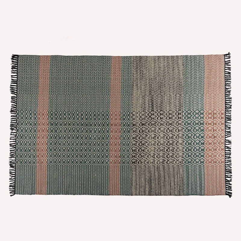 Tapis en coton Orange Stripe (Exemplaire Expo)
