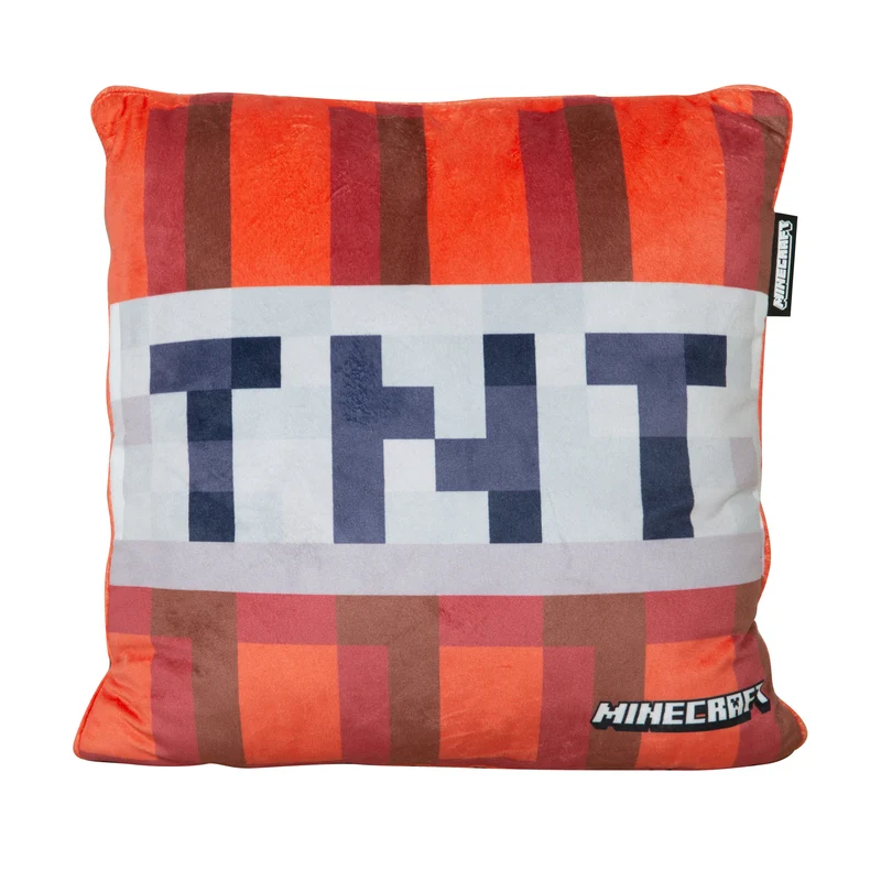 Dekokissen 'Minecraft' inkl. Füllung - TNT - Samtstoff