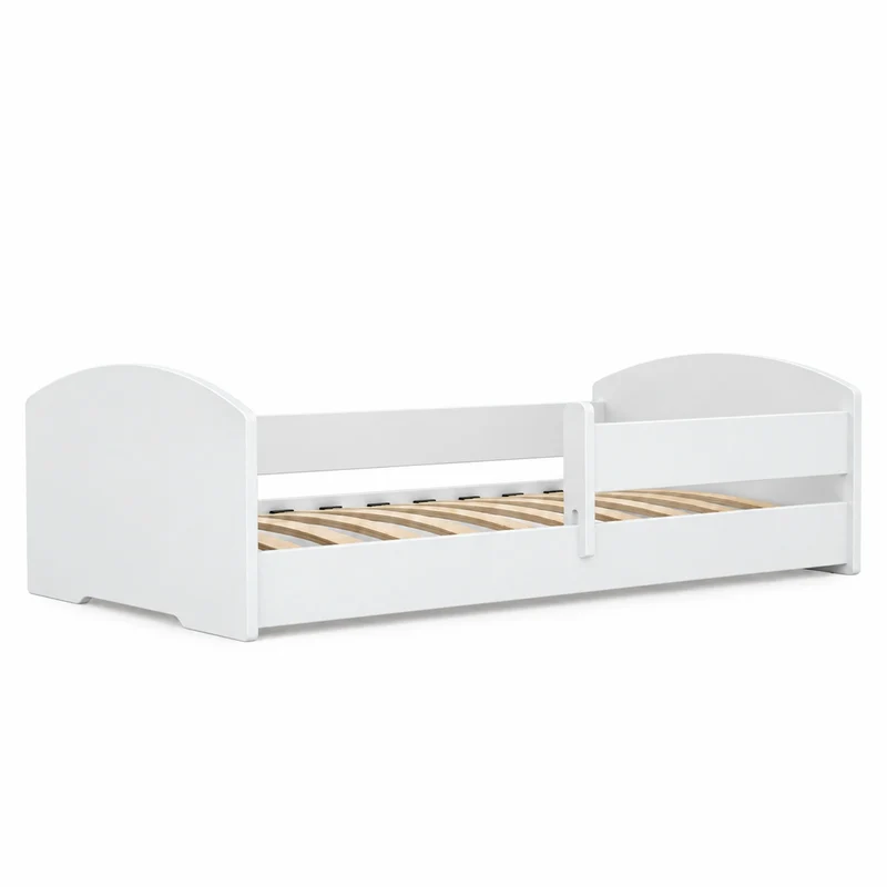 Lit Montessori pour enfant LEO 160 × 80 / 140 × 70 cm avec barrière de sécurité