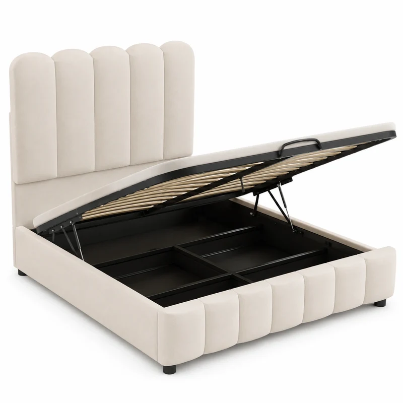 lit-simple-90x200-cm-avec-rangement-led-et-tete-reglable-en-velours-vofycd7090wl