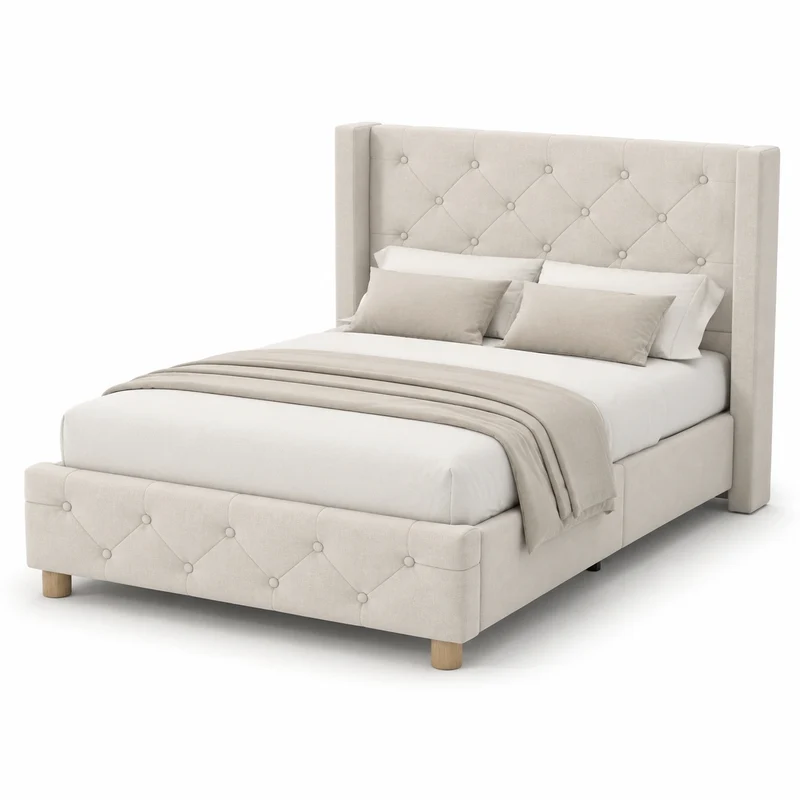 lit-simple-90-x-200-en-velours-rose-avec-sommier-a-lattes-et-tete-capitonnee-pdtjjf7053lp