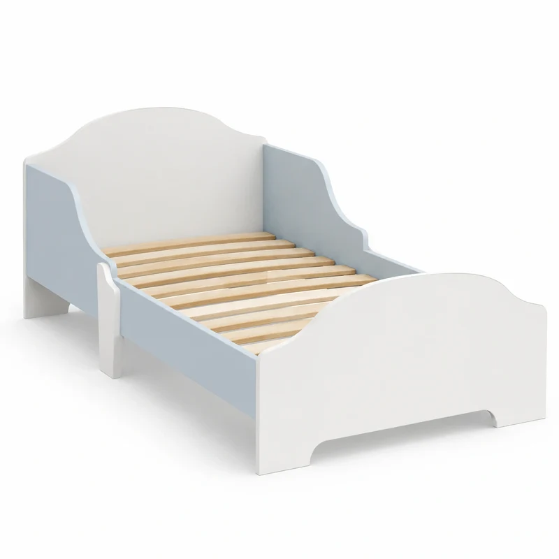 lit-au-sol-pour-enfants-avec-design-etoiles-et-sommier-ishctm7025wp
