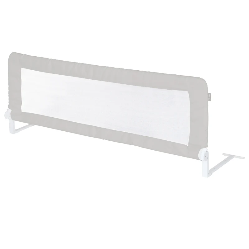 Bettschutzgitter 'Klipp-Klapp' 100 - 150 cm, klappbar, für Babys & Kinder, taupe