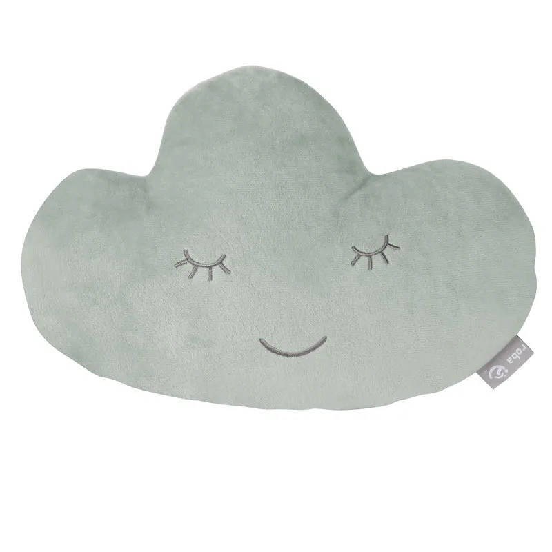 Kuschelkissen Wolke 'roba Style' frosty green, flauschiges Dekokissen für Baby- & Kinderzimmer