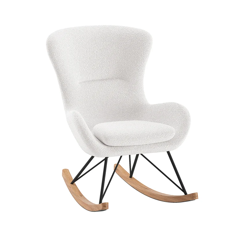 Fauteuil d'allaitement à bascule Vipack Rocky Blanc