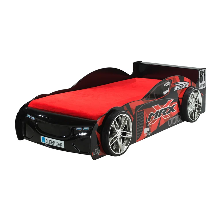 Lit 90x200 MRX SleepCar Sommier inclus Vipack Car beds - Noir