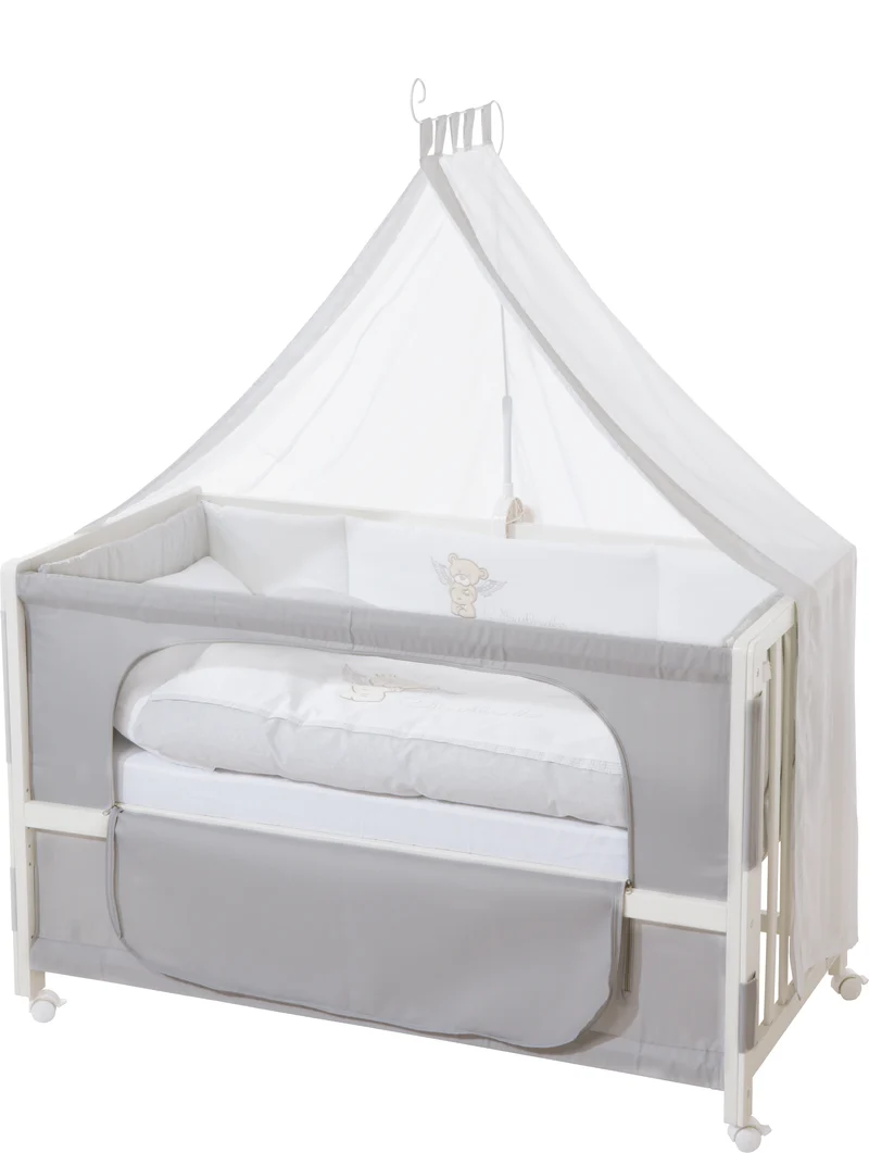 Room Bed 'Heartbreaker', 60 x 120 cm, Beistellbett zum Elternbett, komplette Ausstattung