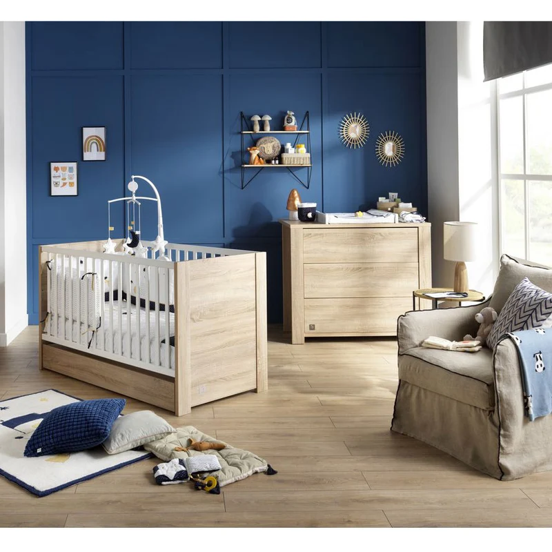 Chambre Antonin Duo : lit bébé 60x120 + commode