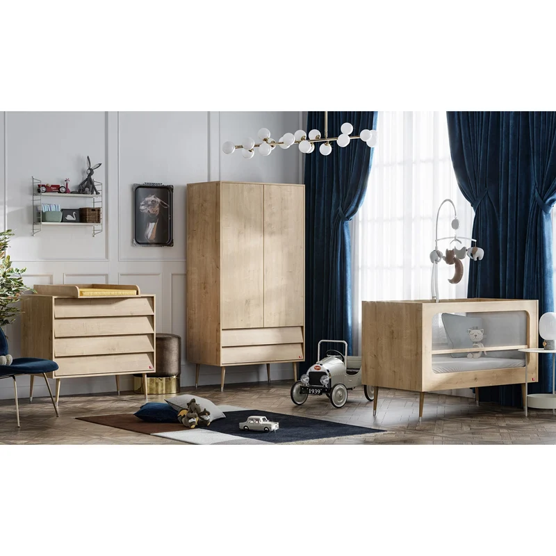 Chambre Bosque : lit 70x140 + armoire + commode