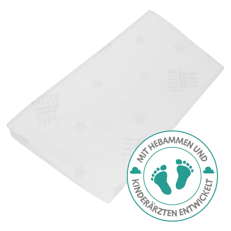Keilkissen 'safe asleep®', Air, LxBxH: 60 x 35 x 8,5 cm, mit Jacquard-Bezug, gelochter Matratzenkern