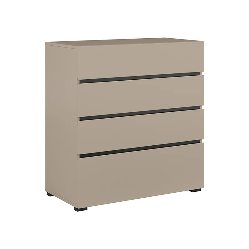 Commode 4 tiroirs Lilia Taupe