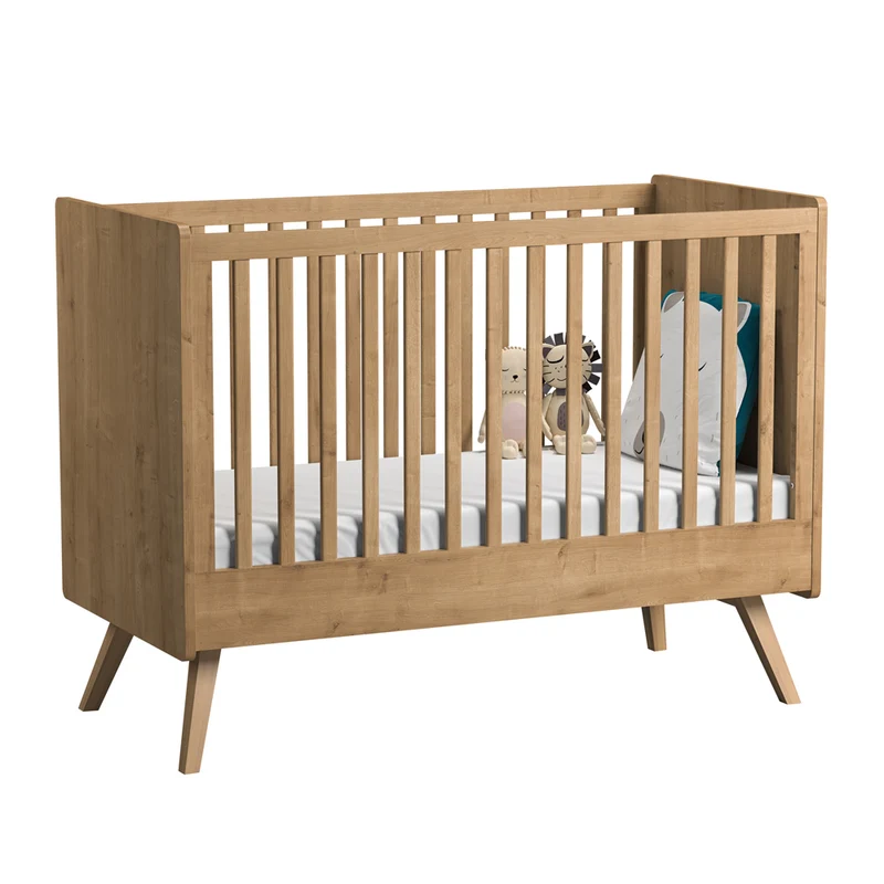 Vintage Lit bébé évolutif 70x140