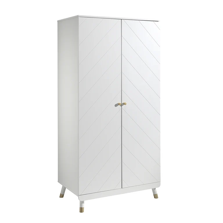 Armoire 2 portes Vipack Billy Blanc