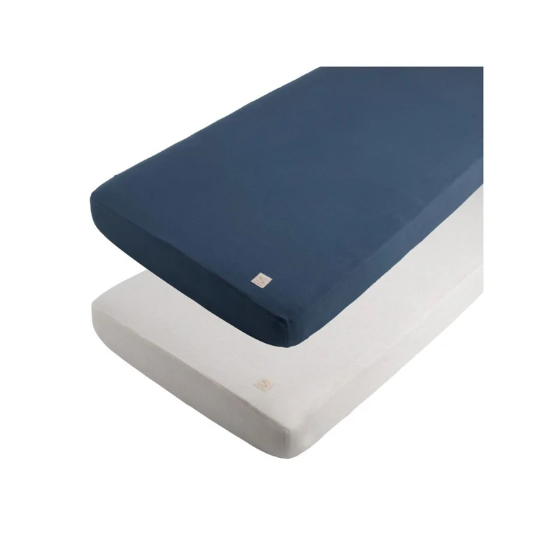 Petit Nuage Lot de 2 draps housse rectangulaires