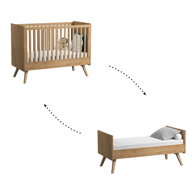 Lit bébé évolutif Vox Vintage Bois