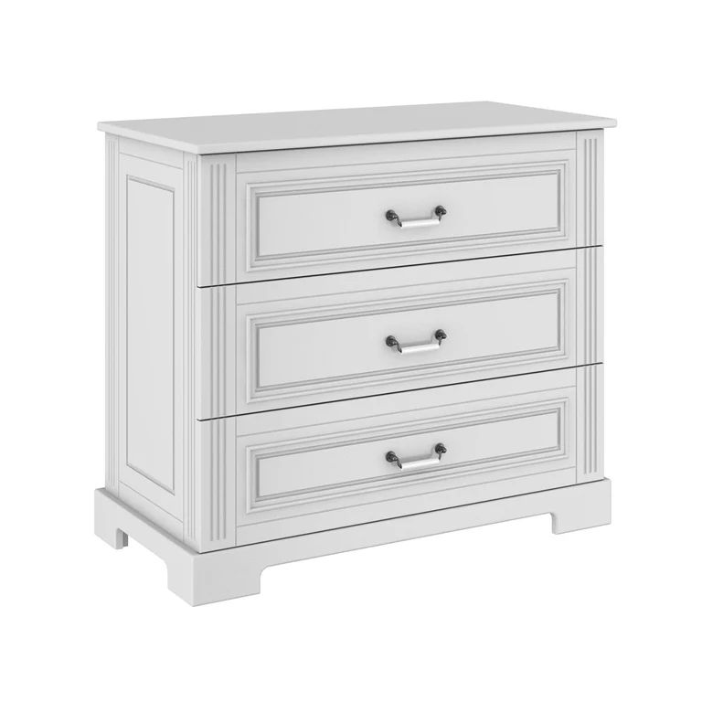 Commode 3 tiroirs Bellamy Ines Blanc