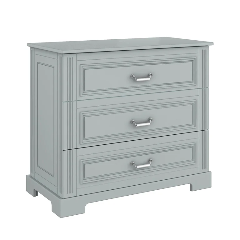 Commode 3 tiroirs Bellamy Ines Gris