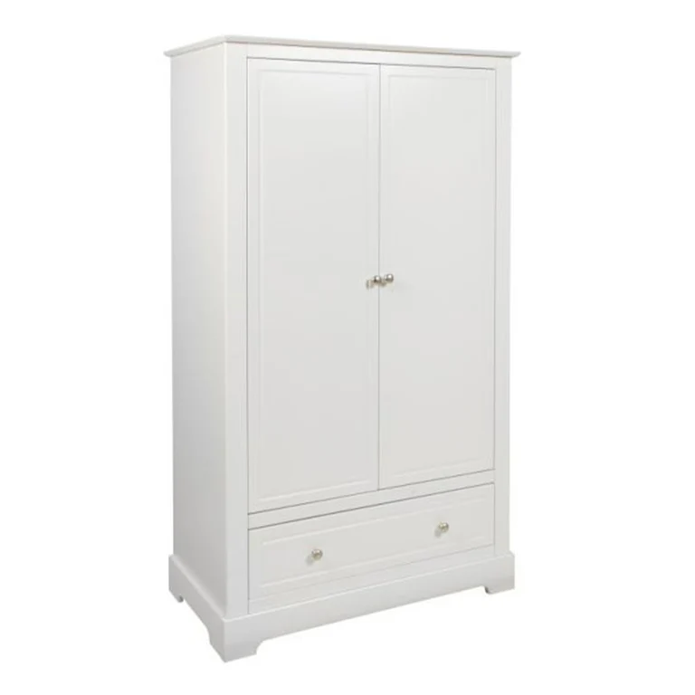 Armoire 2 portes 1 tiroir Bellamy Marylou Blanc