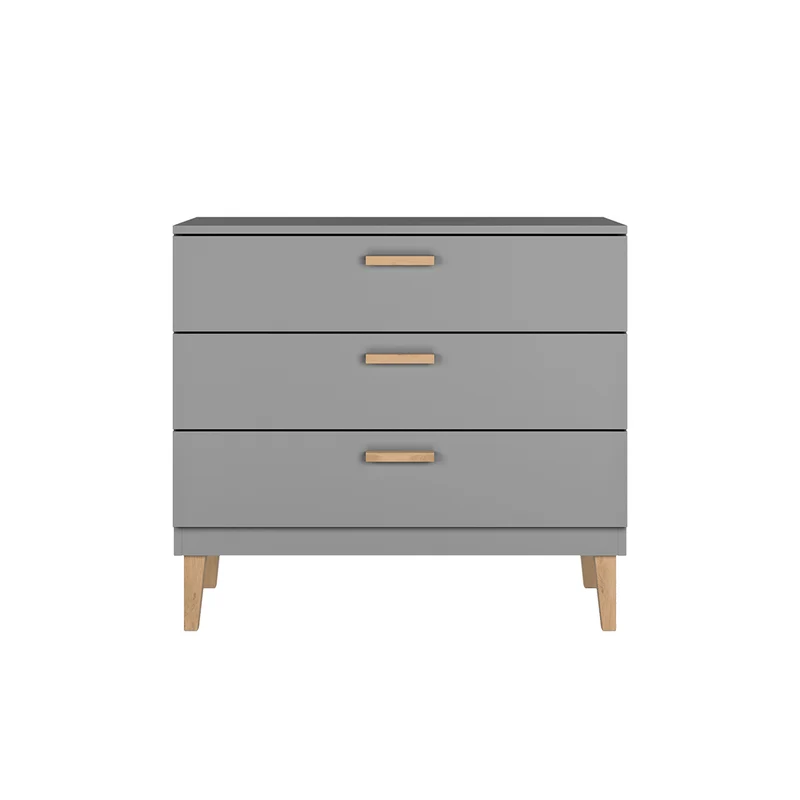 Commode 3 tiroirs Kocot Kids Kubi - Gris