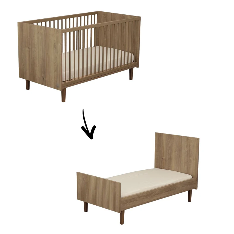 Mokka Lit bébé évolutif Little big bed