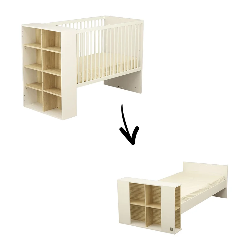 Paloma Lit bébé transformable en 90 x 190