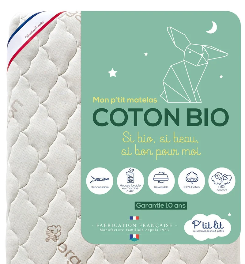 Matelas coton bio