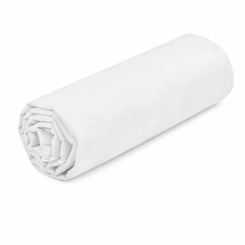 Drap housse blanc | 90 x 190 cm