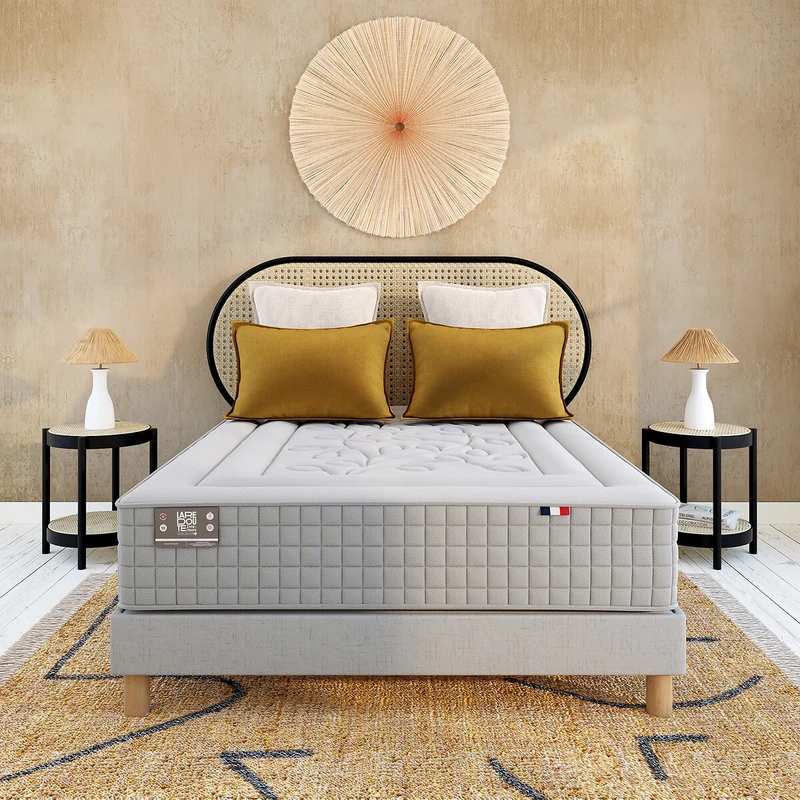 Matelas La Redoute Interieurs Premium hybride, 1252 ressorts, soutien mi-ferme, accueil moelleux