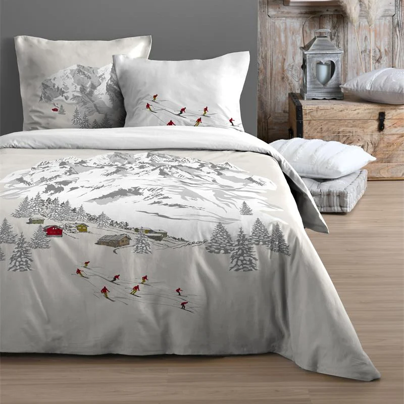 Housse de couette 260 x 240 cm Meribel ecru