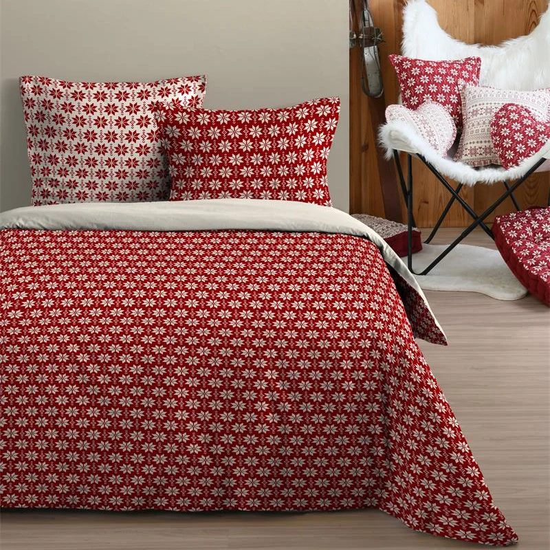 Housse 240 x 220 cm Valgenis rouge