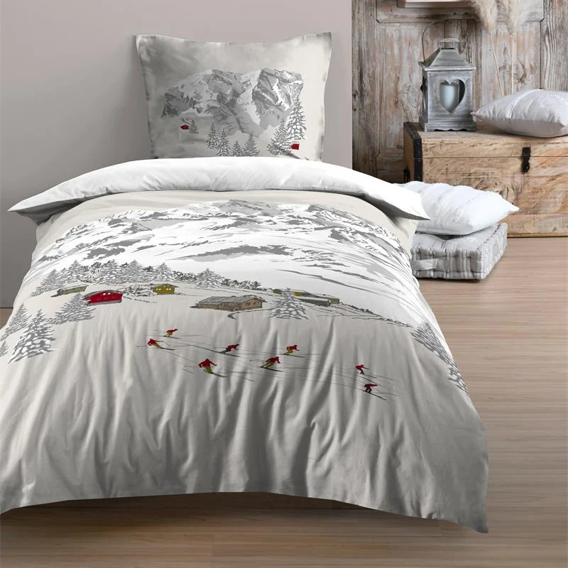 Housse de couette 140 x 200 cm Meribel Ecru