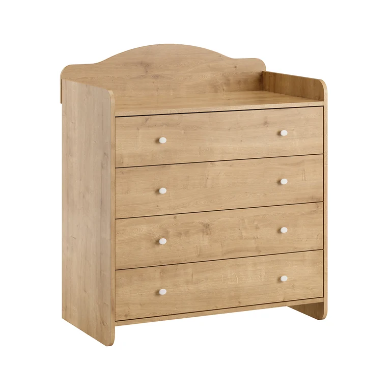 Commode à langer 4 tiroirs Vox Megeve Bois