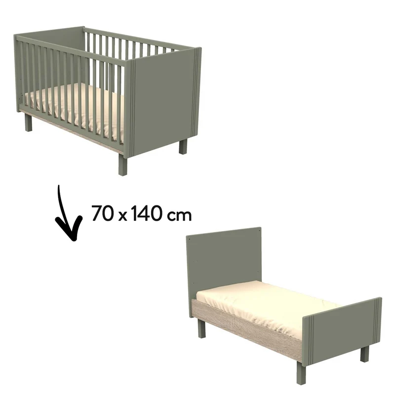 Eléonore Lit bébé évolutif