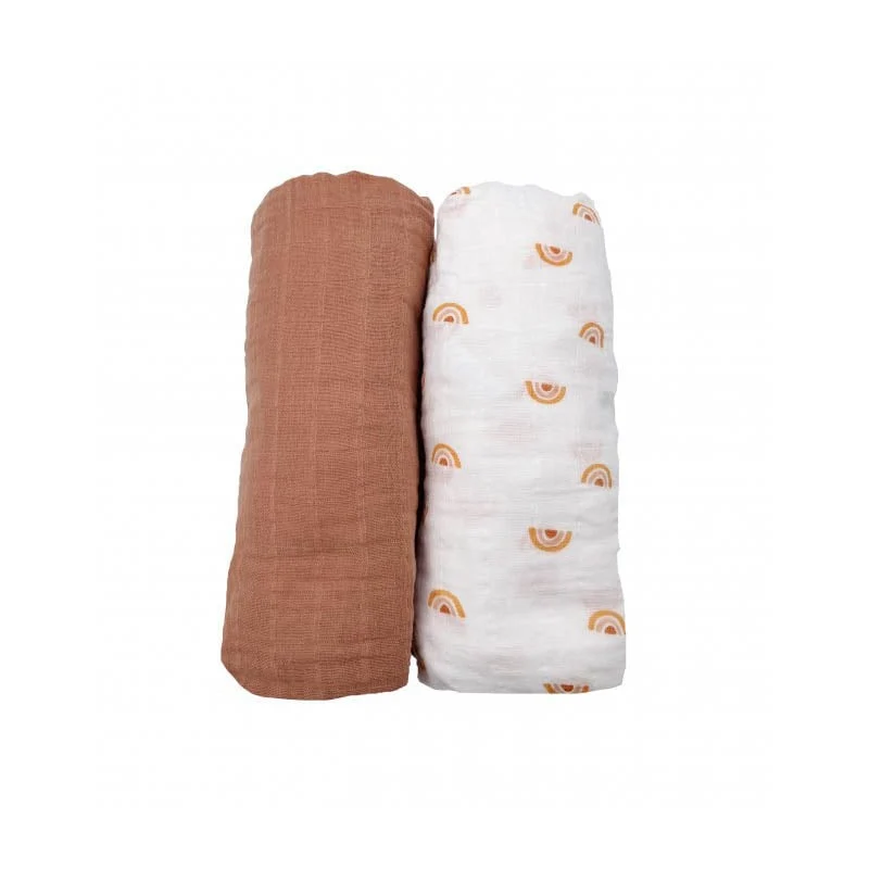Sunlight Lot de 2 draps housse bio
