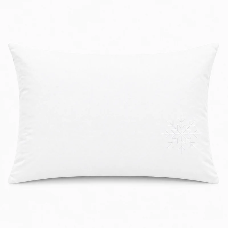 Taie d'oreiller 50 x 70 cm neige neige