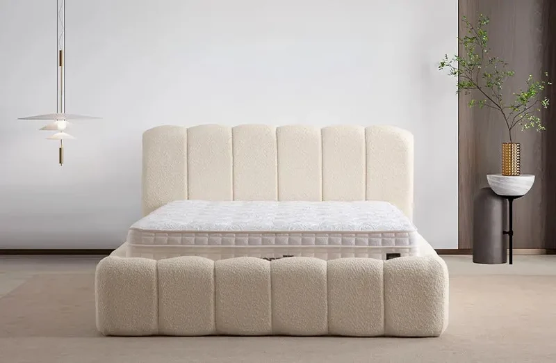 Lit Coffre avec Tête de Lit RUBIS ROYAL - 140 à 180 cm