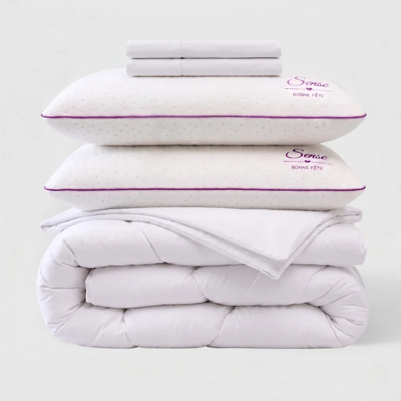 Pack couette, oreillers et parure de lit - Collection Confort