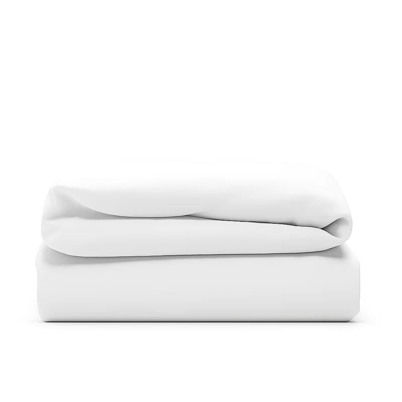 Housse de couette blanche, douce, respirante - Collection Unie