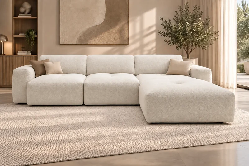 Canapé d'angle modulable CONFORT OTM - 275 x 162cm