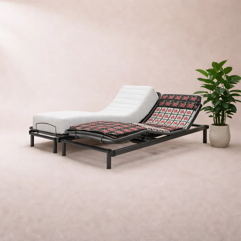 Multiplots - Sommier électrique à plots avec matelas haut de gamme et technologie OKIN