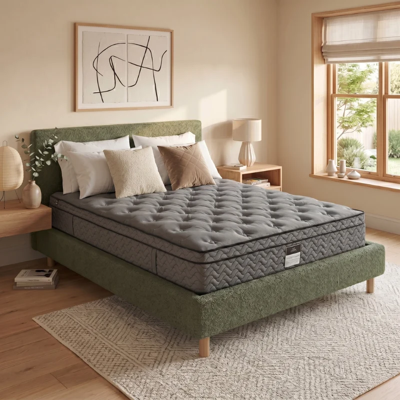 Matelas hybride, haut de gamme, soutien équilibré - Collection BIO Luxury