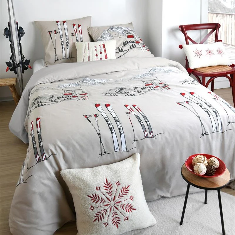 Housse de couette 260 x 240 cm Alpes Naturel
