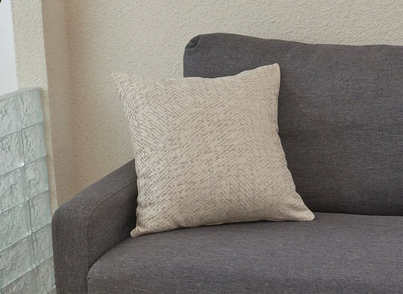 Coussin beige à motifs 45x45 cm MINNESOTA