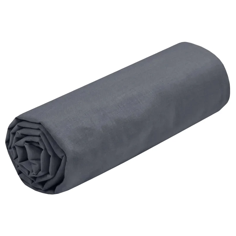Drap housse ardoise | 90 x 200 cm