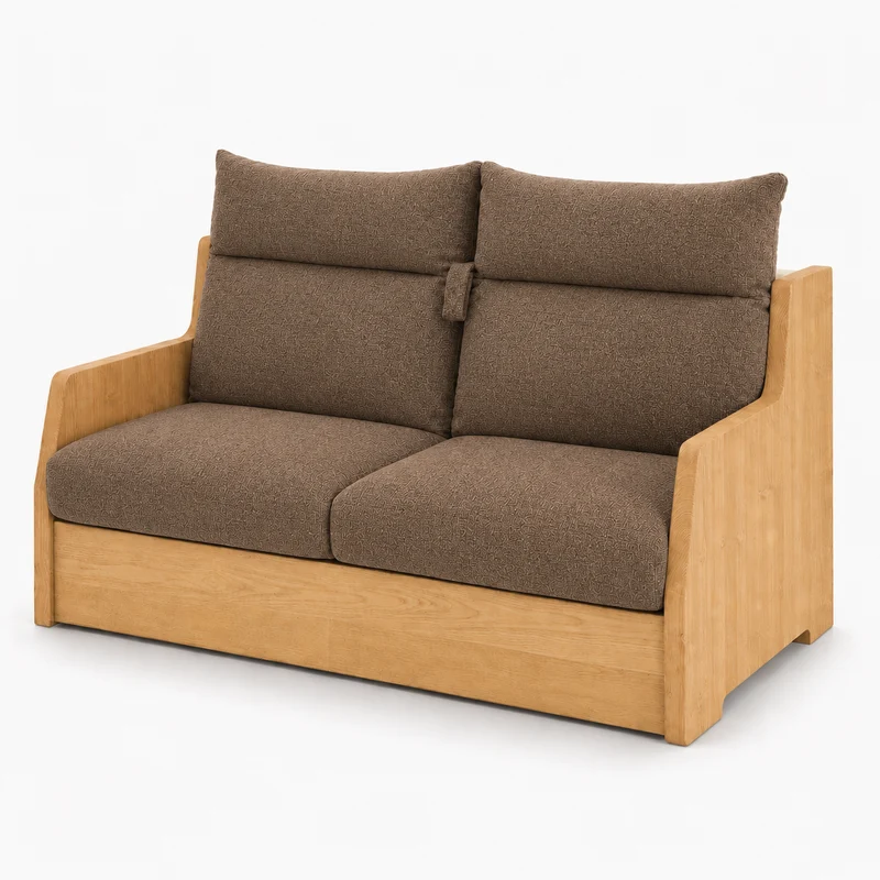 Canapé convertible express chocolat 160 cm | Refuge