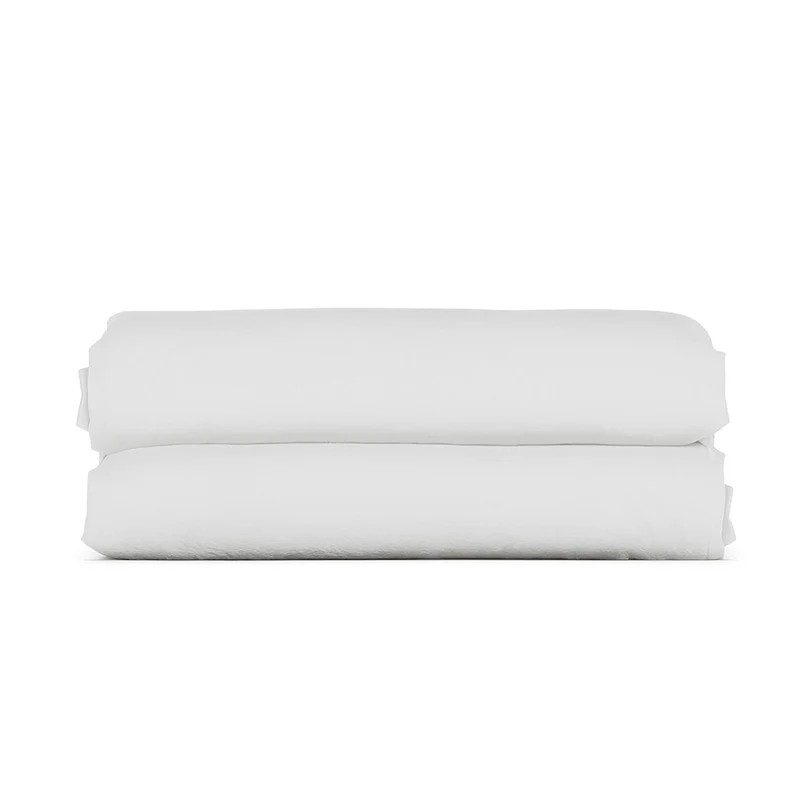 Drap housse coton élastique, confortable, blanc naturel - Collection Unie