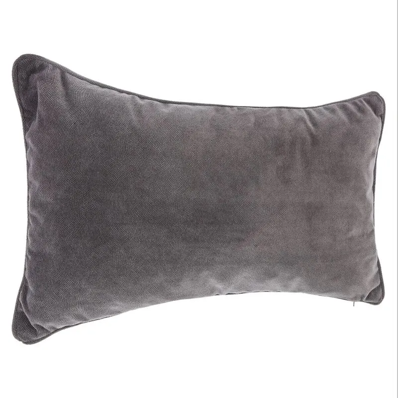 Coussin Lilou Gris ardoise, 30x50 cm
